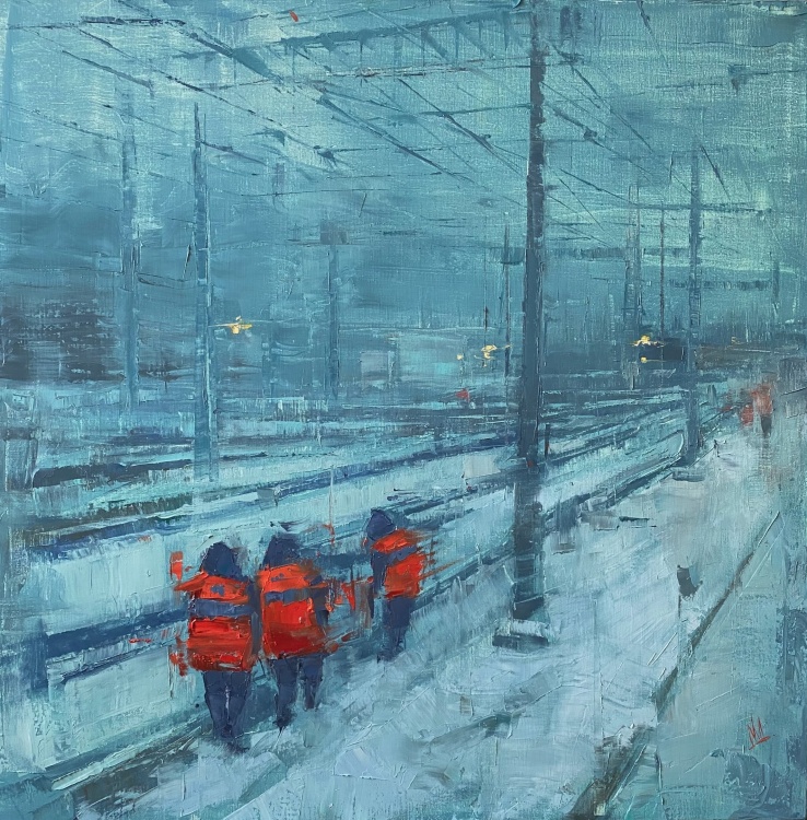 В пути